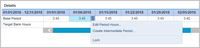 Edit time bank base period hours